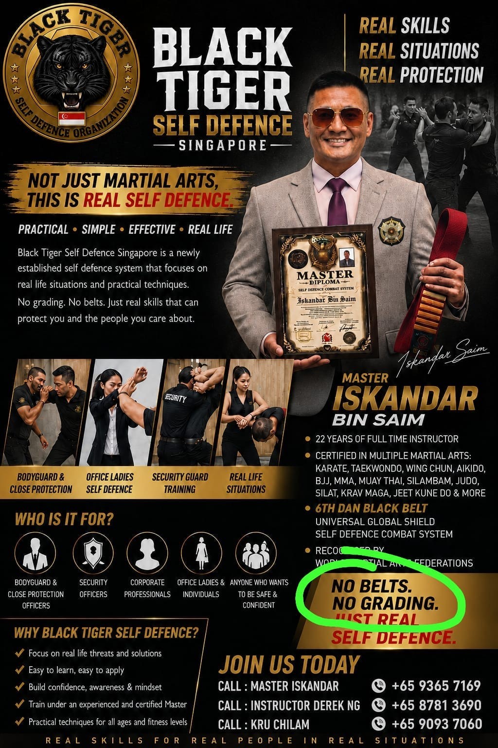 Black Tiger Self Defence Singapore